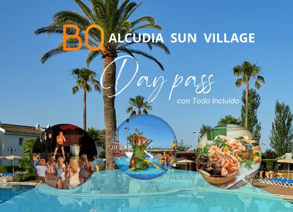 Day pass familiar BQ Alcudia Sun Village 3* Playa de Muro